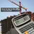 Calculated Industries Construction Master Pro Desktop [44080] Advanced Construction-Math Calculator with Full Trig Functions